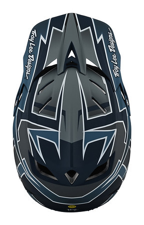 TROY LEE DESIGNS D4 HELMET VISOR, GRAPH, MARINE, ONE SIZE TROY LEE DESIGNS D4 HELMET VISOR, GRAPH, MARINE, ONE SIZE
