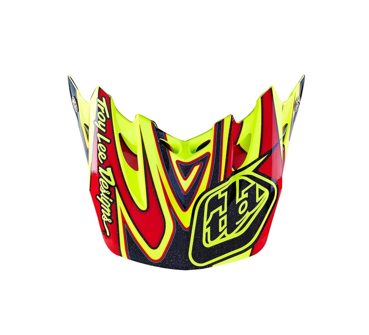 TROY LEE DESIGNS SE3 VISOR (CM), REFLECTION, YELLOW, ONE SIZE TROY LEE DESIGNS SE3 VISOR (CM), REFLECTION, YELLOW, ONE SIZE