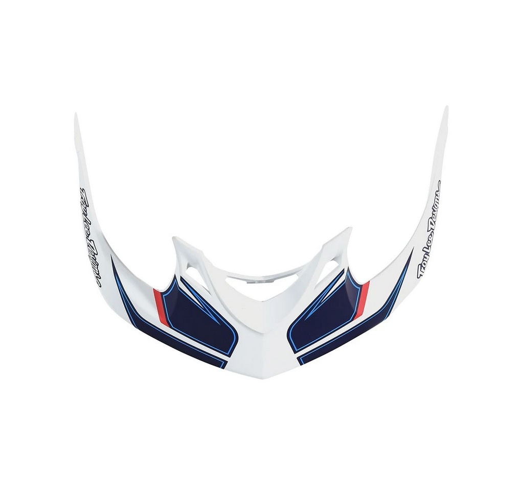 TROY LEE DESIGNS A1 VISOR, REFLEX, WHITE/NAVY, ONE SIZE TROY LEE DESIGNS A1 VISOR, REFLEX, WHITE/NAVY, ONE SIZE