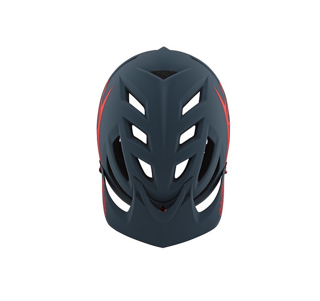 TROY LEE DESIGNS A1 VISOR, DRONE, GRAY/RED, ONE SIZE TROY LEE DESIGNS A1 VISOR, DRONE, GRAY/RED, ONE SIZE
