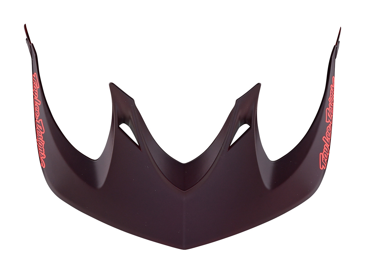 TROY LEE DESIGNS A1 VISOR, CLASSIC, BURGUNDY/ORANGE, ONE SIZE TROY LEE DESIGNS A1 VISOR, CLASSIC, BURGUNDY/ORANGE, ONE SIZE