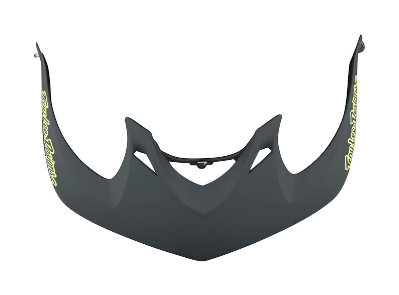 TROY LEE DESIGNS A1 HELMET VISOR, CLASSIC, GRAY/YELLOW, ONE SIZE TROY LEE DESIGNS A1 HELMET VISOR, CLASSIC, GRAY/YELLOW, ONE SIZE