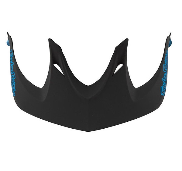 TROY LEE DESIGNS A1 VISOR, CLASSIC, BLACK/BLUE, ONE SIZE TROY LEE DESIGNS A1 VISOR, CLASSIC, BLACK/BLUE, ONE SIZE