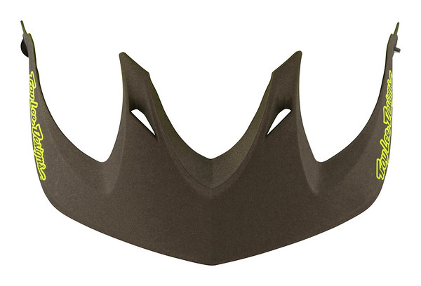 TROY LEE DESIGNS A1 VISOR, CLASSIC, YELLOW/BLACK, ONE SIZE TROY LEE DESIGNS A1 VISOR, CLASSIC, YELLOW/BLACK, ONE SIZE