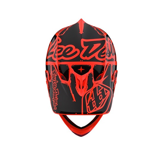 TROY LEE DESIGNS D3 VISOR (FL), FACTORY, ORANGE, ONE SIZE