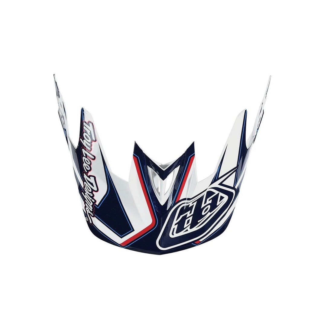 TROY LEE DESIGNS D3 VISOR (CM), REFLEX, WHITE, ONE SIZE TROY LEE DESIGNS D3 VISOR (CM), REFLEX, WHITE, ONE SIZE