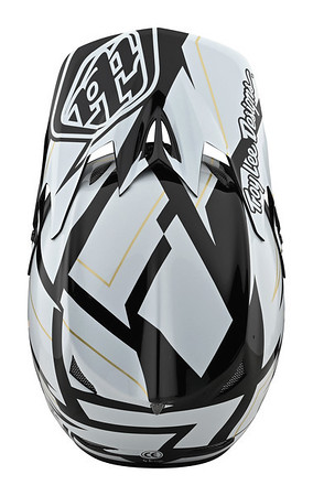 TROY LEE DESIGNS D3 HELMET VISOR, VERTIGO, BLACK/WHITE, ONE SIZE TROY LEE DESIGNS D3 HELMET VISOR, VERTIGO, BLACK/WHITE, ONE SIZE