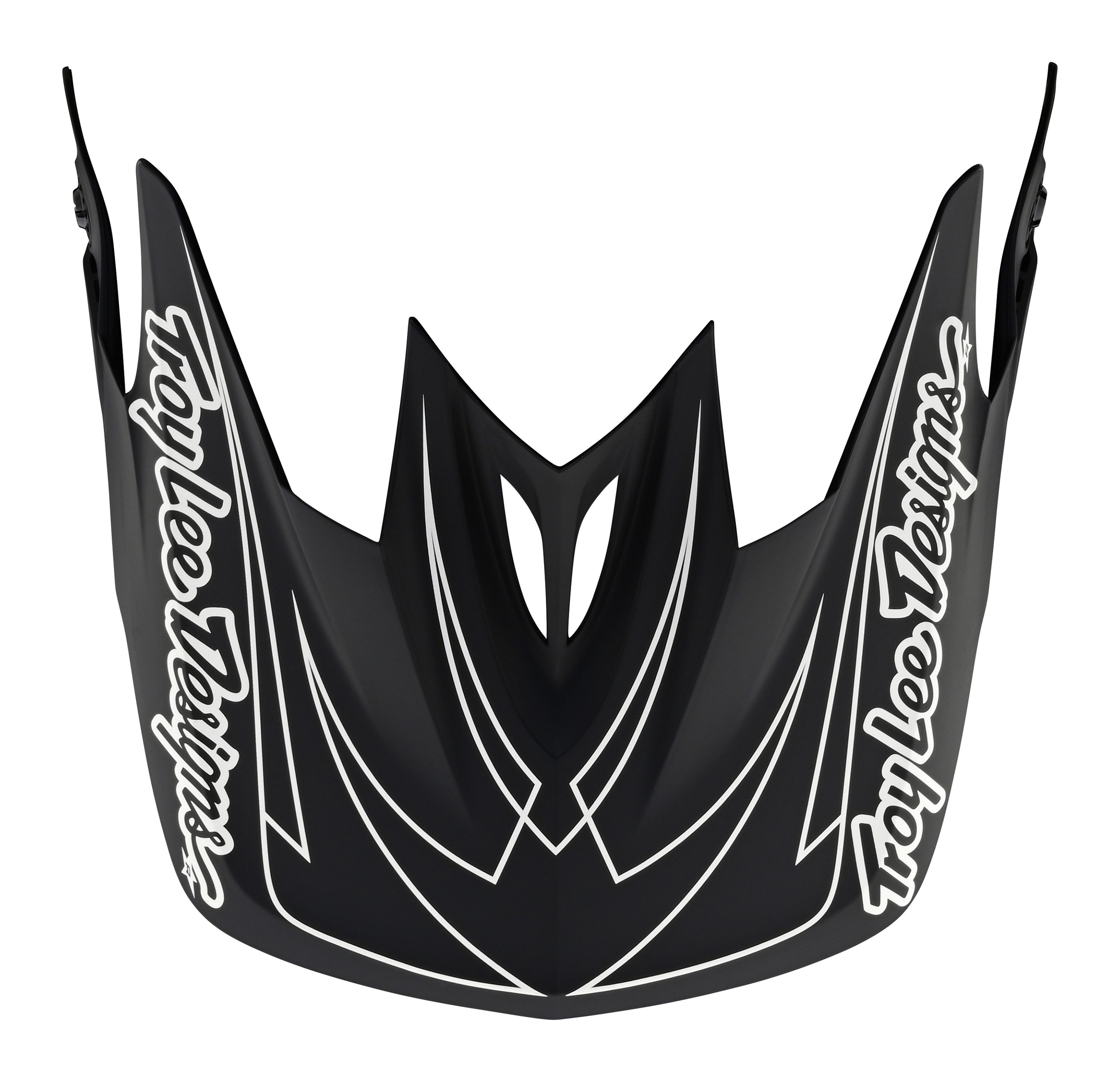 TROY LEE DESIGNS D3 HELMET VISOR, SPIDERSTRIPE, BLACK, ONE SIZE TROY LEE DESIGNS D3 HELMET VISOR, SPIDERSTRIPE, BLACK, ONE SIZE