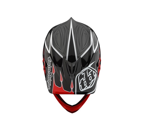 TROY LEE DESIGNS D3 VISOR (CM), CORONA, RED/GRAY, ONE SIZE