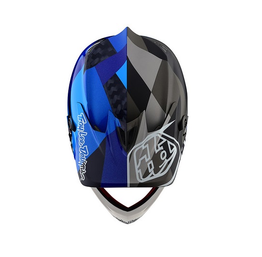 TROY LEE DESIGNS D3 VISOR (CF), JET, BLUE, ONE SIZE TROY LEE DESIGNS D3 VISOR (CF), JET, BLUE, ONE SIZE