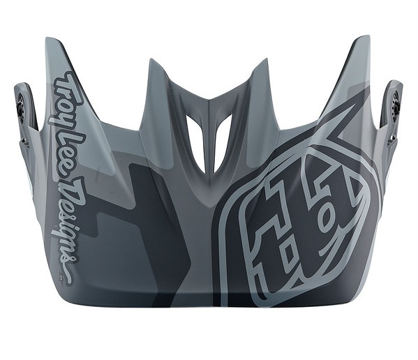 TROY LEE DESIGNS D3 VISOR (FL), SPEEDCODE, GRAY, ONE SIZE TROY LEE DESIGNS D3 VISOR (FL), SPEEDCODE, GRAY, ONE SIZE
