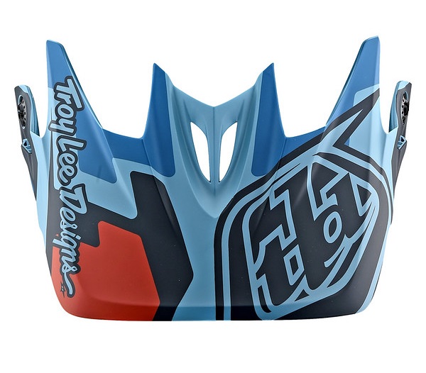 TROY LEE DESIGNS D3 VISOR (FL), SPEEDCODE, BLUE/BLACK, ONE SIZE TROY LEE DESIGNS D3 VISOR (FL), SPEEDCODE, BLUE/BLACK, ONE SIZE