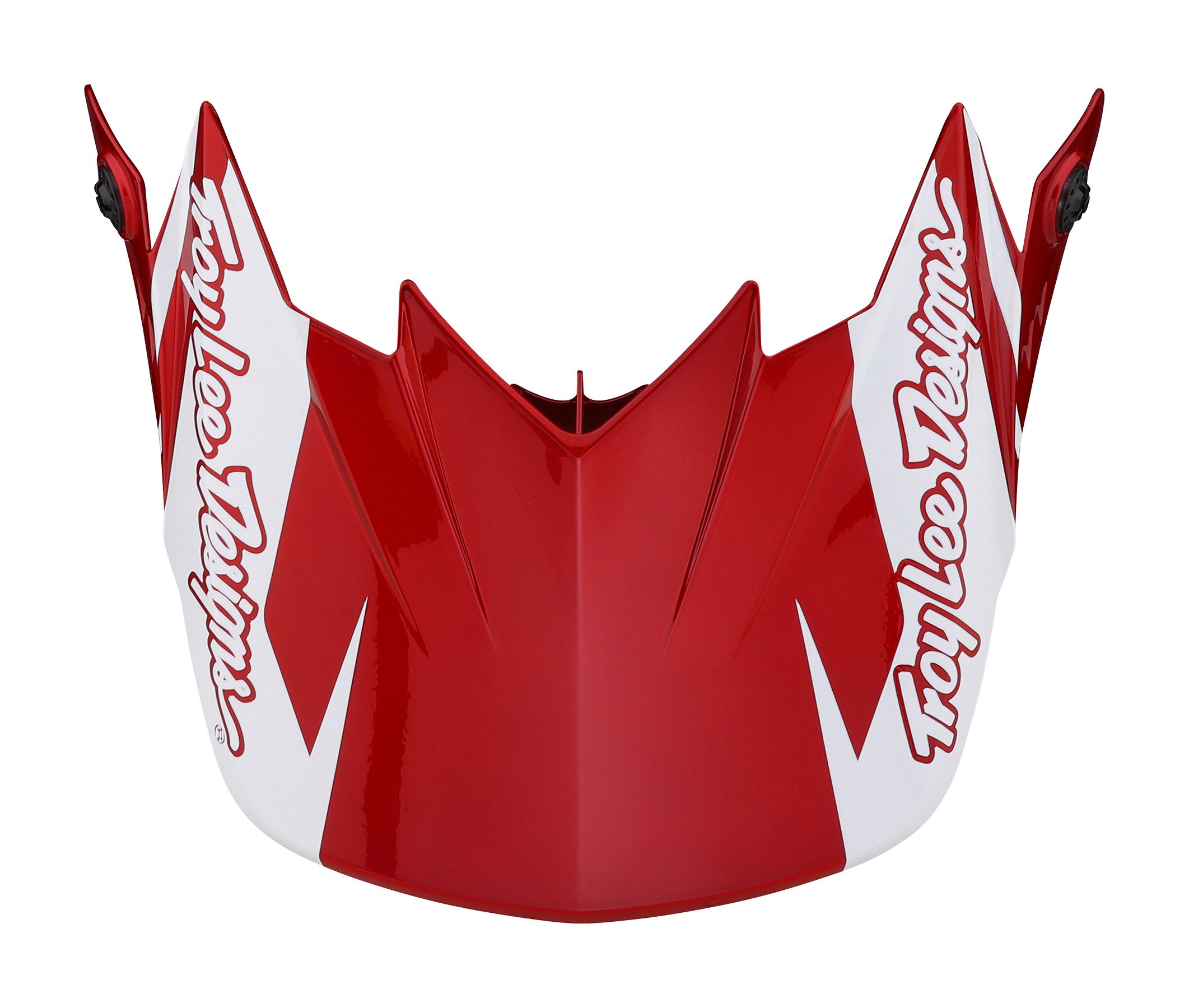 TROY LEE DESIGNS GP HELMET VISOR, SLICE, RED/WHITE, ONE SIZE TROY LEE DESIGNS GP HELMET VISOR, SLICE, RED/WHITE, ONE SIZE