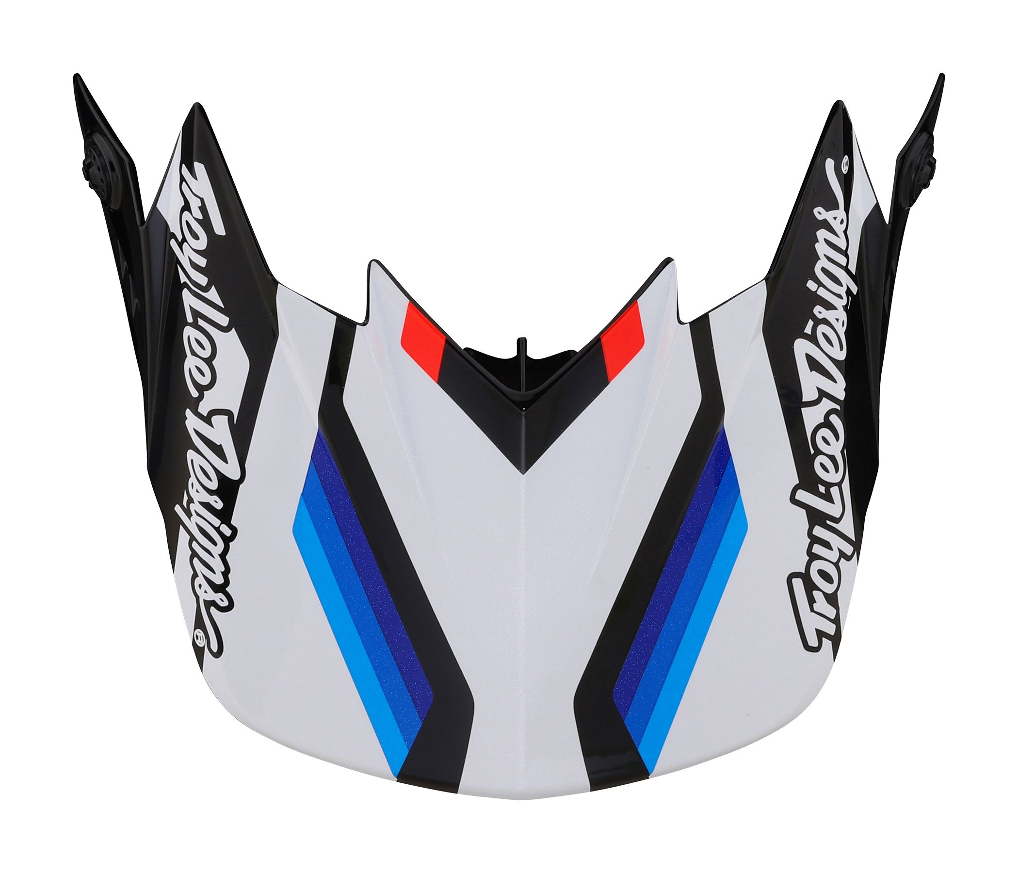 TROY LEE DESIGNS GP HELMET VISOR, APEX, WHITE/BLUE, ONE SIZE TROY LEE DESIGNS GP HELMET VISOR, APEX, WHITE/BLUE, ONE SIZE