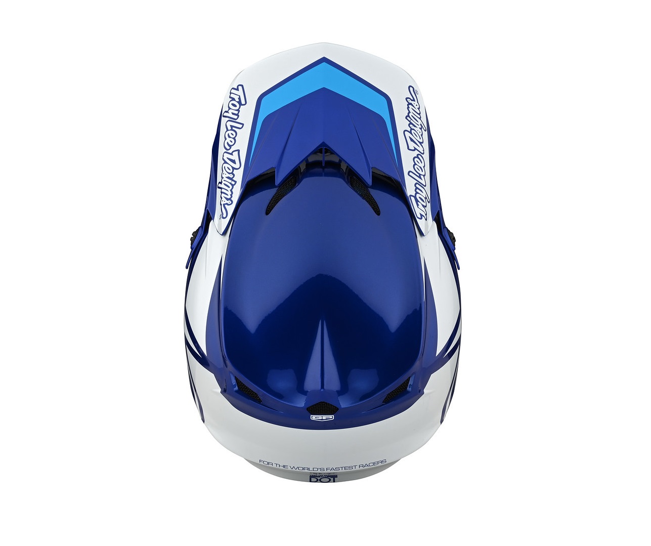 TROY LEE DESIGNS GP HELMVISIER, OVERLOAD, BLUE/WHITE, ONE SIZE TROY LEE DESIGNS GP HELMVISIER, OVERLOAD, BLUE/WHITE, ONE SIZE