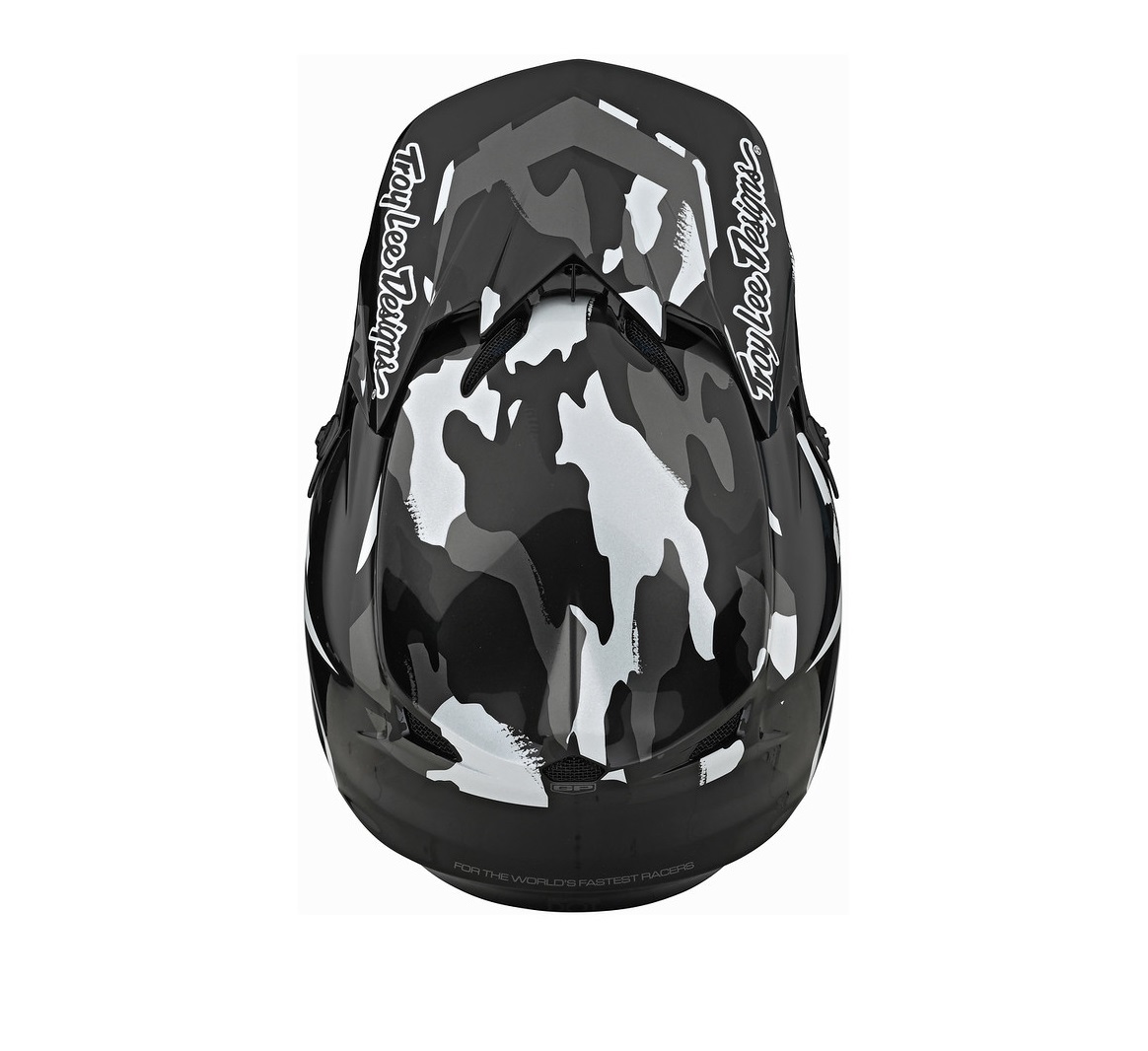 TROY LEE DESIGNS GP VISOR, OVERLOAD CAMO, BLACK/GRAY, ONE SIZE TROY LEE DESIGNS GP VISOR, OVERLOAD CAMO, BLACK/GRAY, ONE SIZE