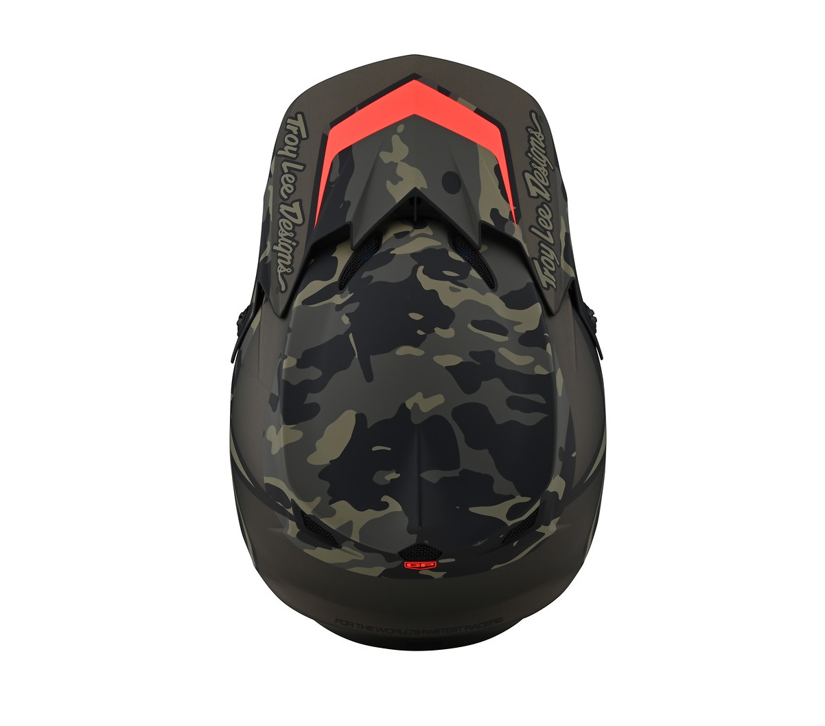 TROY LEE DESIGNS GP HELMVISIER, OVERLOAD CAMO, ARMY GREEN/GRAY, ONE SIZE TROY LEE DESIGNS GP HELMVISIER, OVERLOAD CAMO, ARMY GREEN/GRAY, ONE SIZE