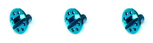 TROY LEE DESIGNS A1/A2 HELMET VISOR SCREW KIT, ALUMINIUM, BLUE (3 PCS.), ONE SIZE TROY LEE DESIGNS A1/A2 HELMET VISOR SCREW KIT, ALUMINIUM, BLUE (3 PCS.), ONE SIZE