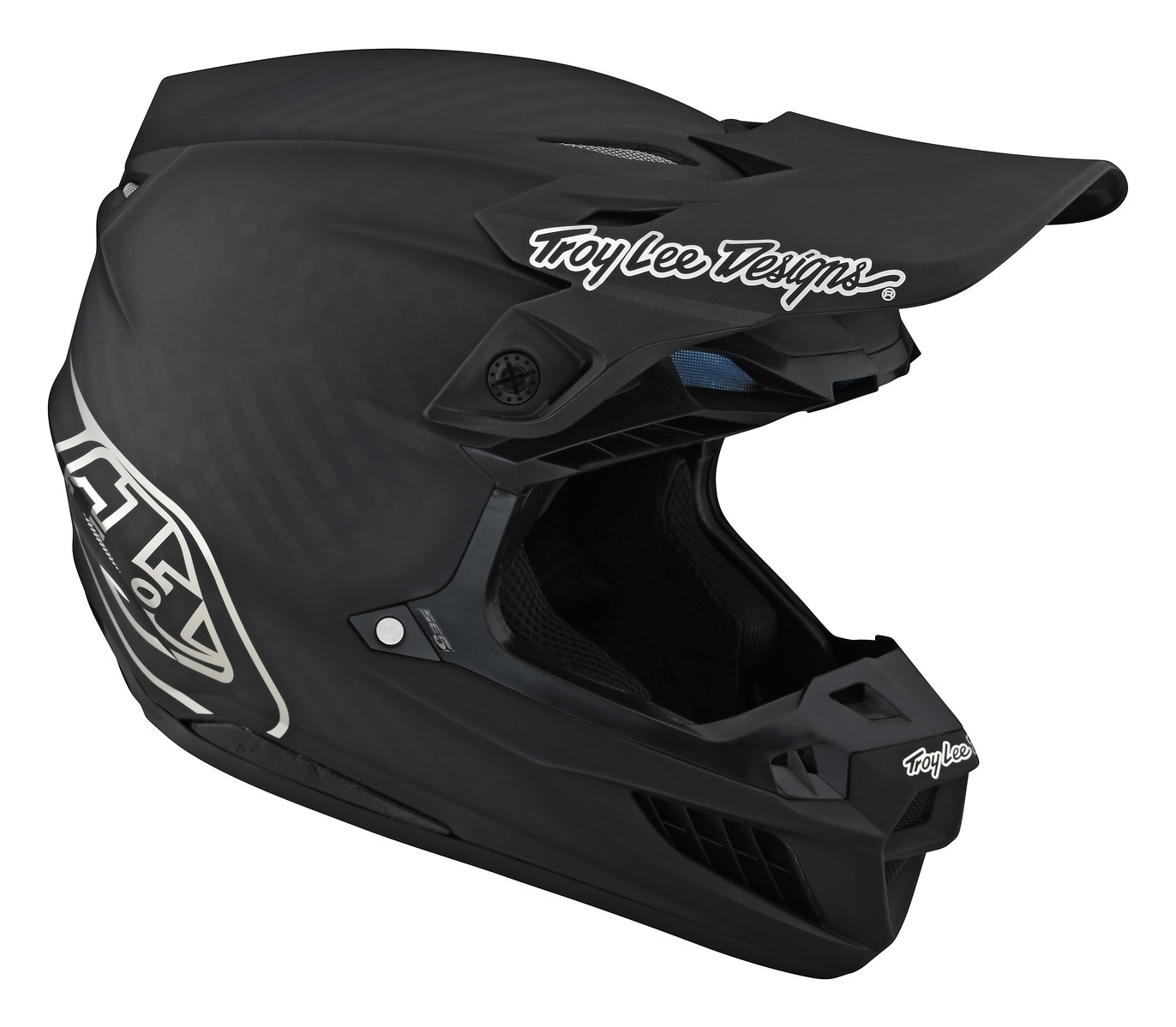 TROY LEE DESIGNS SE5 ECE CARBON MIPS HELMET, STEALTH, BLACK/CHROME, L TROY LEE DESIGNS SE5 ECE CARBON MIPS HELMET, STEALTH, BLACK/CHROME, L