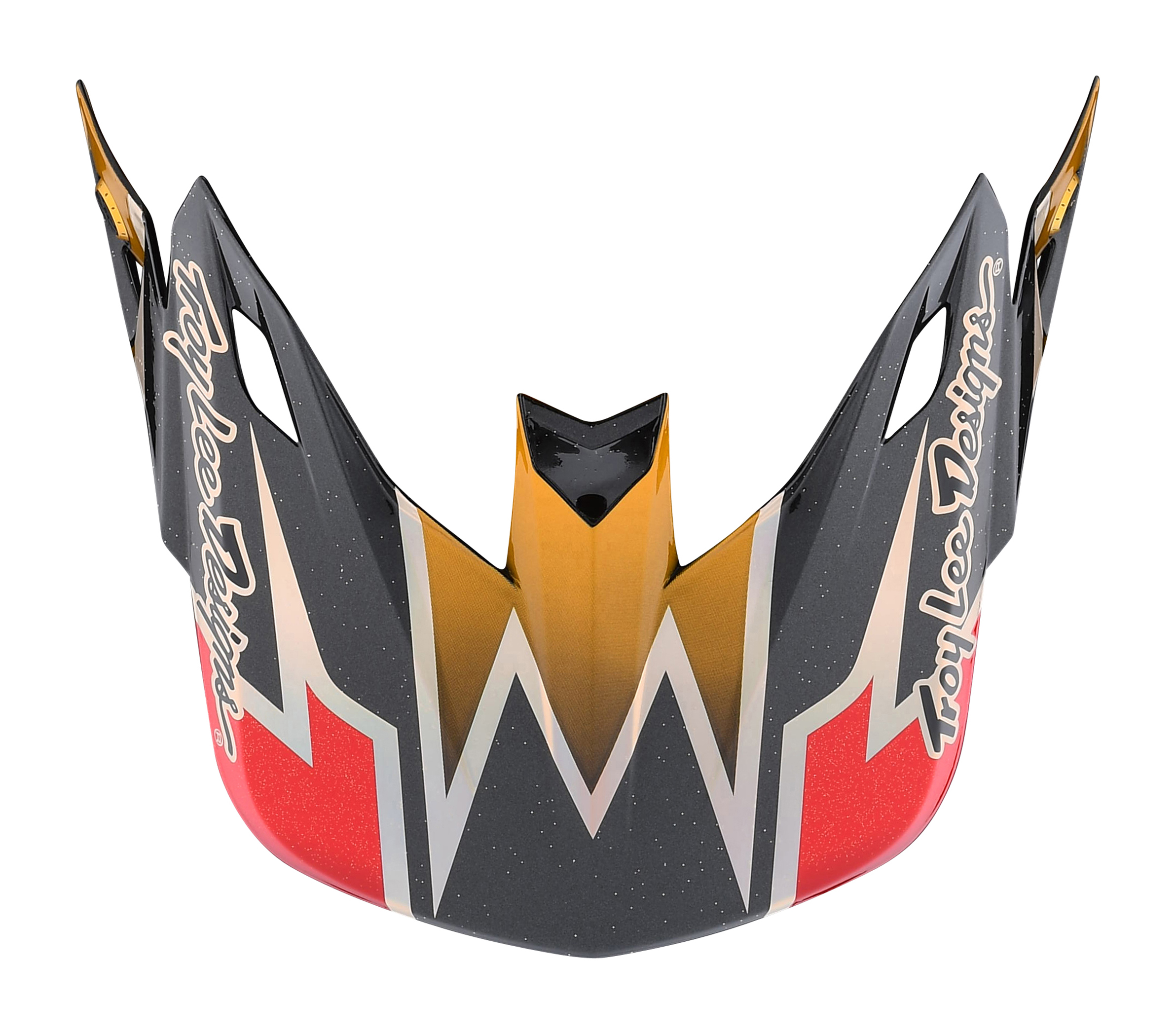 TROY LEE DESIGNS SE5 HELMET VISOR, LIGHTNING, GOLD, ONE SIZE TROY LEE DESIGNS SE5 HELMET VISOR, LIGHTNING, GOLD, ONE SIZE