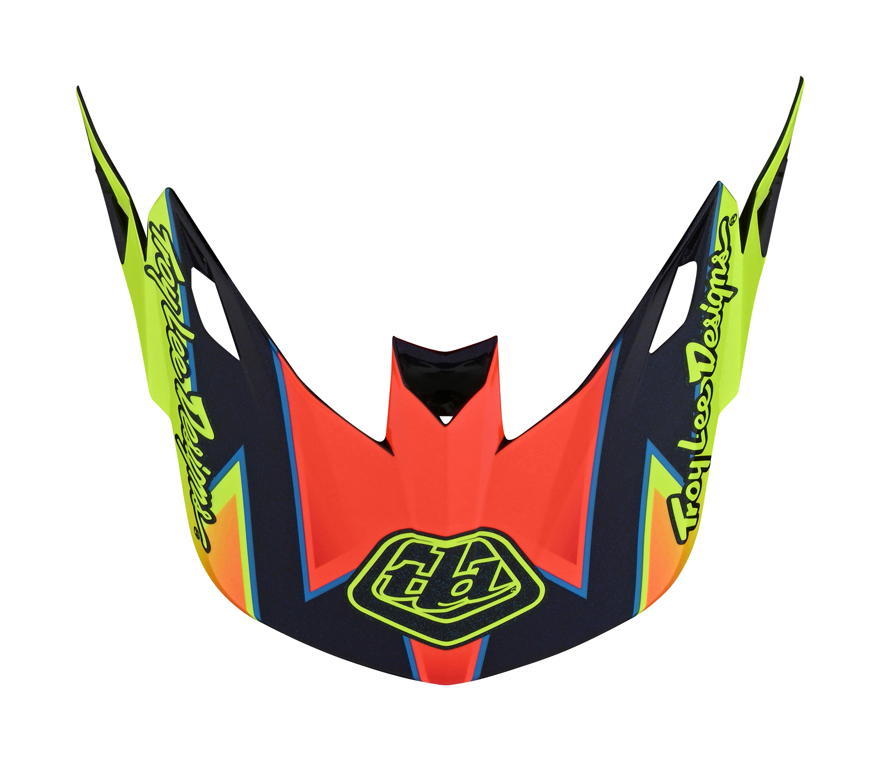 TROY LEE DESIGNS SE5 HELMET VISOR, GRAPH, YELLOW/NAVY, ONE SIZE TROY LEE DESIGNS SE5 HELMET VISOR, GRAPH, YELLOW/NAVY, ONE SIZE