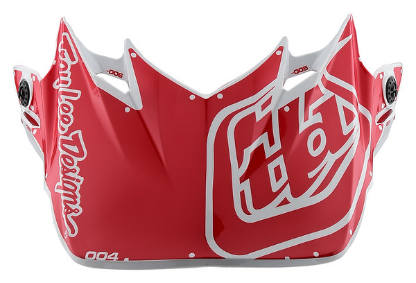 TROY LEE DESIGNS SE4 VISOR (PA), FACTORY, WHITE/BLUE, ONE SIZE TROY LEE DESIGNS SE4 VISOR (PA), FACTORY, WHITE/BLUE, ONE SIZE
