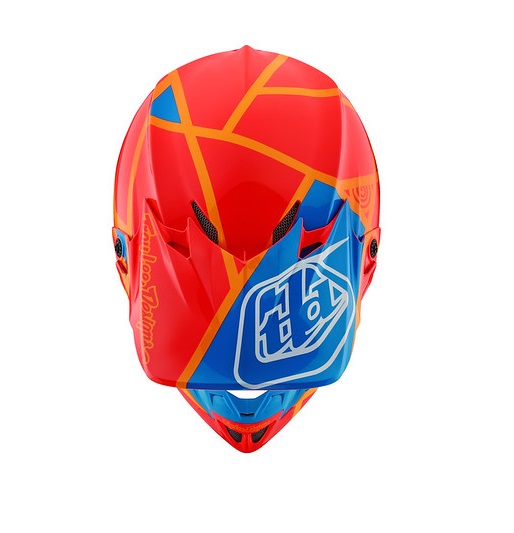 TROY LEE DESIGNS SE4 VISOR (CM), METRIC, HONEY/ORANGE , ONE SIZE