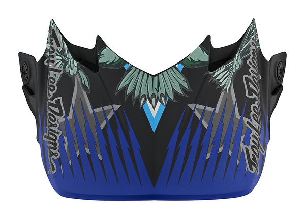 TROY LEE DESIGNS SE4 VISOR, LIBERTY, BLACK, ONE SIZE TROY LEE DESIGNS SE4 VISOR, LIBERTY, BLACK, ONE SIZE