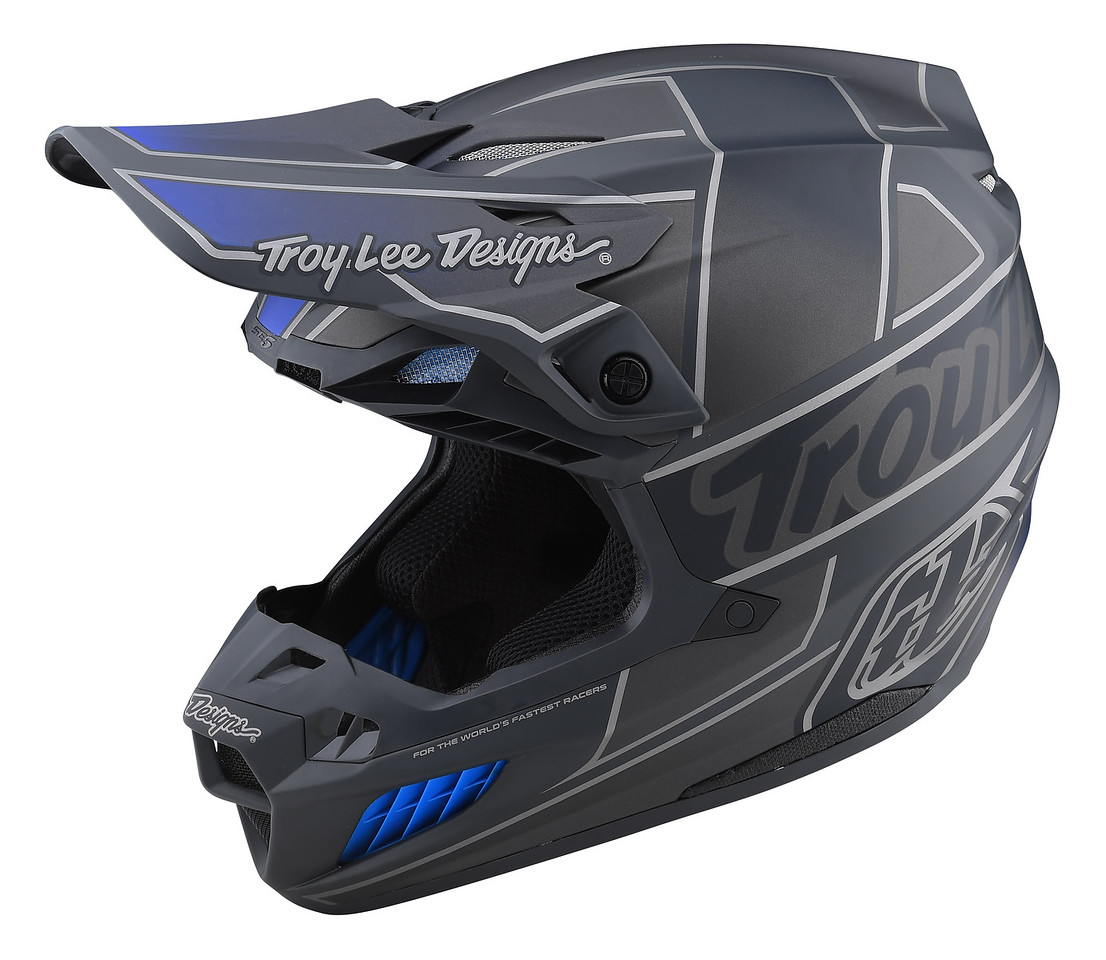 TROY LEE DESIGNS SE5 ECE COMPOSITE MIPS HELMET, TEAM, GRAY, XXL | 62-63CM TROY LEE DESIGNS SE5 ECE COMPOSITE MIPS HELMET, TEAM, GRAY, XXL | 62-63CM