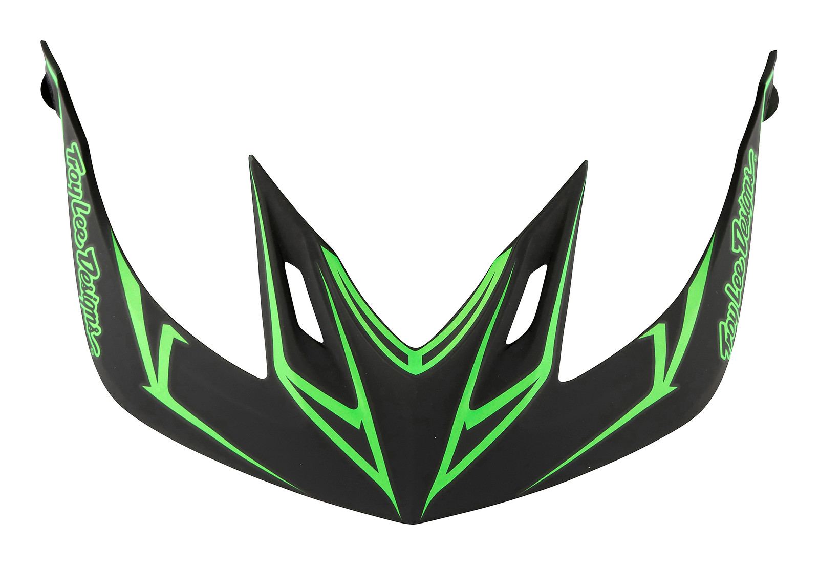 TROY LEE DESIGNS A2 VISOR, PINSTRIPE, BLACK/GREEN, ONE SIZE TROY LEE DESIGNS A2 VISOR, PINSTRIPE, BLACK/GREEN, ONE SIZE