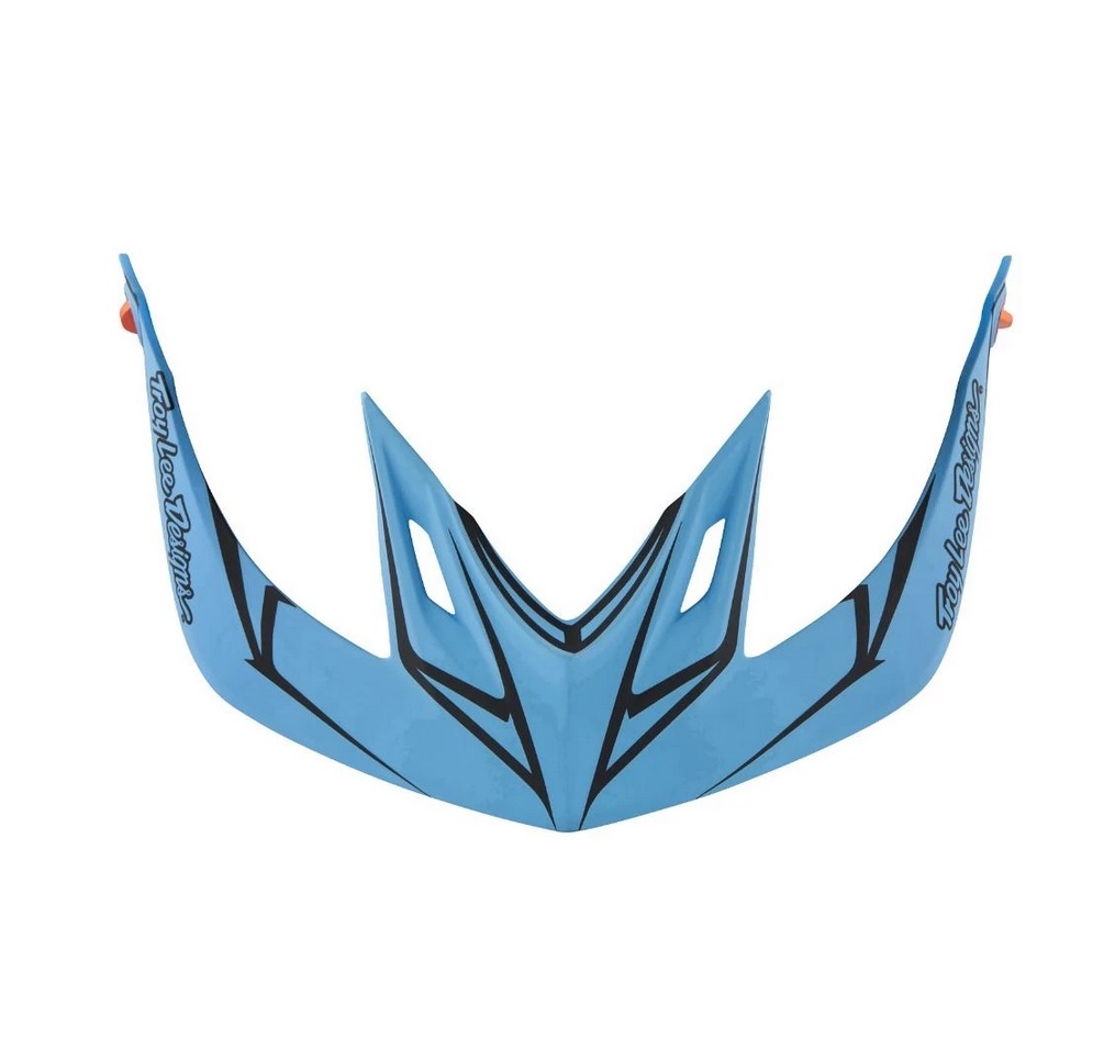 TROY LEE DESIGNS A2 VISOR, PINSTRIPE, BLUE/RED, ONE SIZE TROY LEE DESIGNS A2 VISOR, PINSTRIPE, BLUE/RED, ONE SIZE