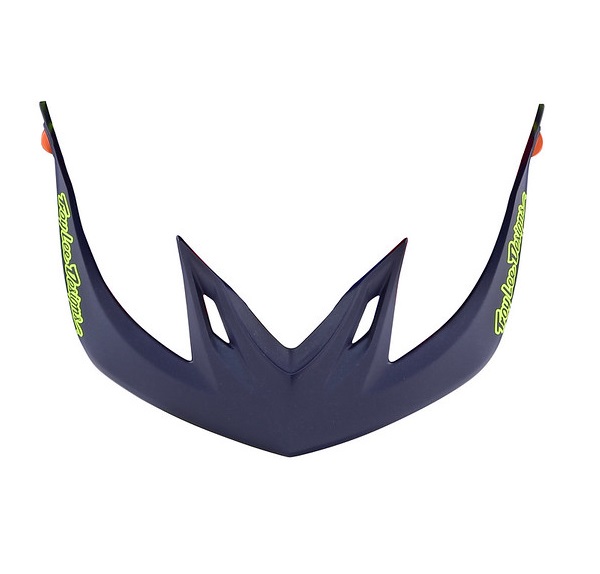 TROY LEE DESIGNS A2 VISOR, JET, YELLOW, ONE SIZE