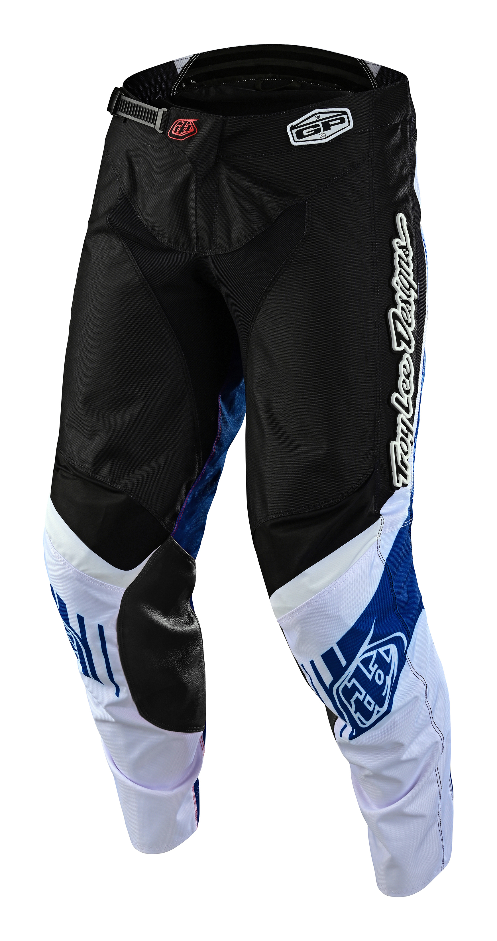 TROY LEE DESIGNS GP PANT, ICON, BLACK/BLUE, 28 TROY LEE DESIGNS GP PANT, ICON, BLACK/BLUE, 28