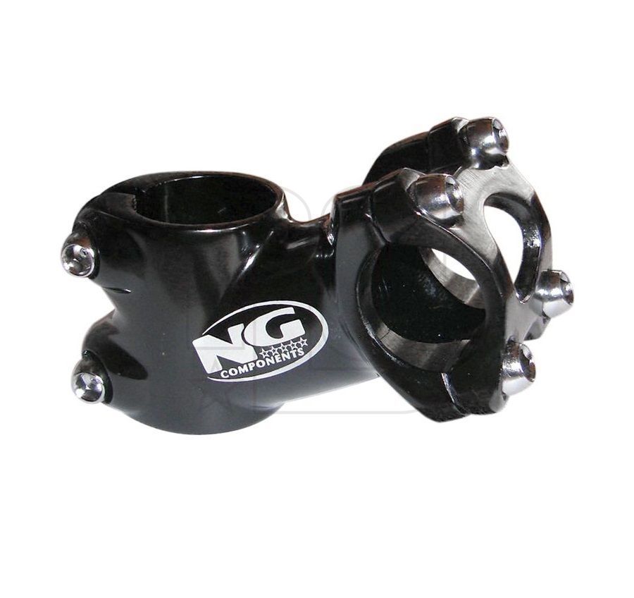 NG SPORTS NG 4 STEM, 25.4MM, 60MM, 25°, BLACK NG SPORTS NG 4 STEM, 25.4MM, 60MM, 25°, BLACK