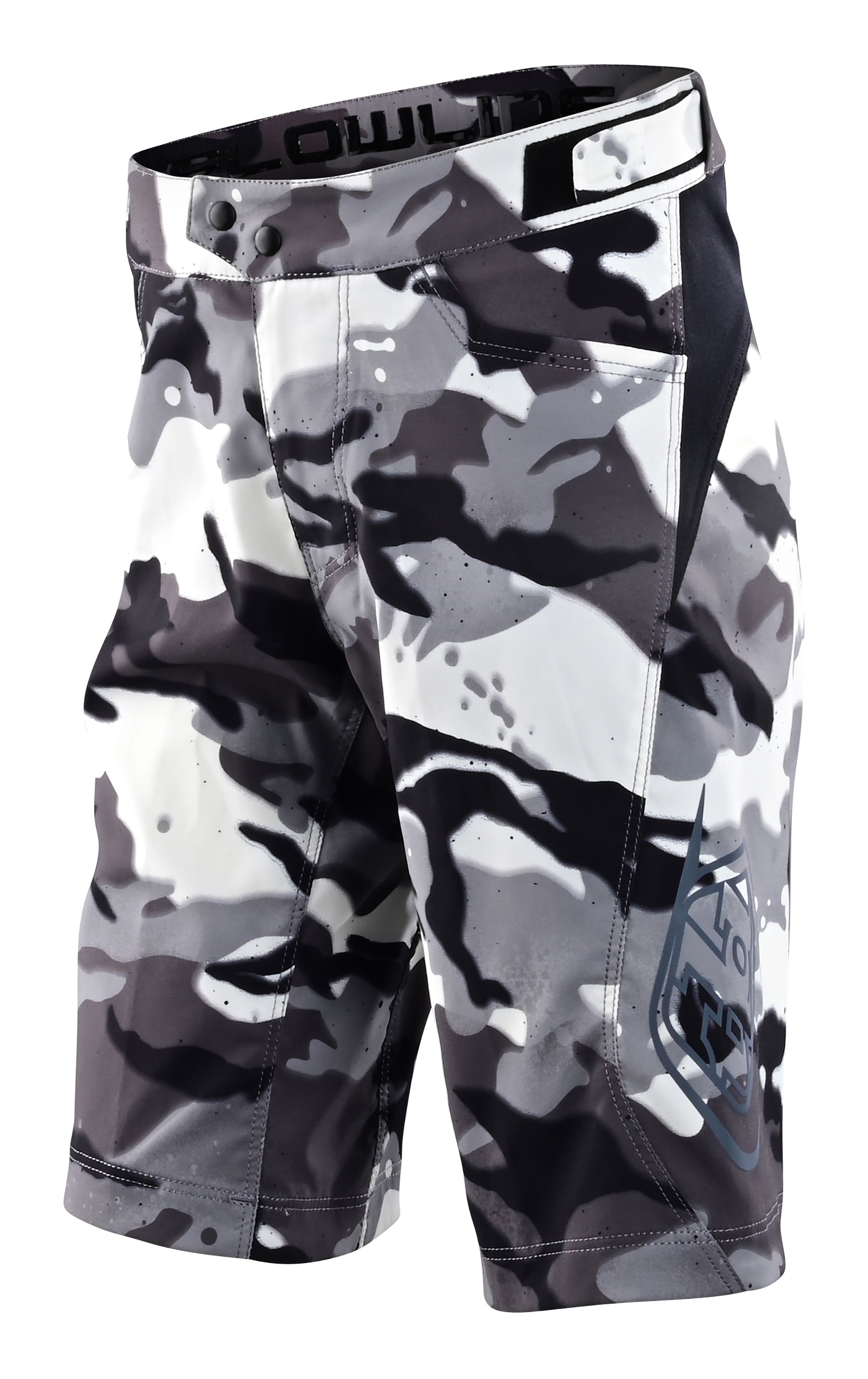 TROY LEE DESIGNS FLOWLINE SHORT SHELL, SPRAY CAMO, WHITE, YOUTH, 28 / YOUTH TROY LEE DESIGNS FLOWLINE SHORT SHELL, SPRAY CAMO, WHITE, YOUTH, 28 / YOUTH