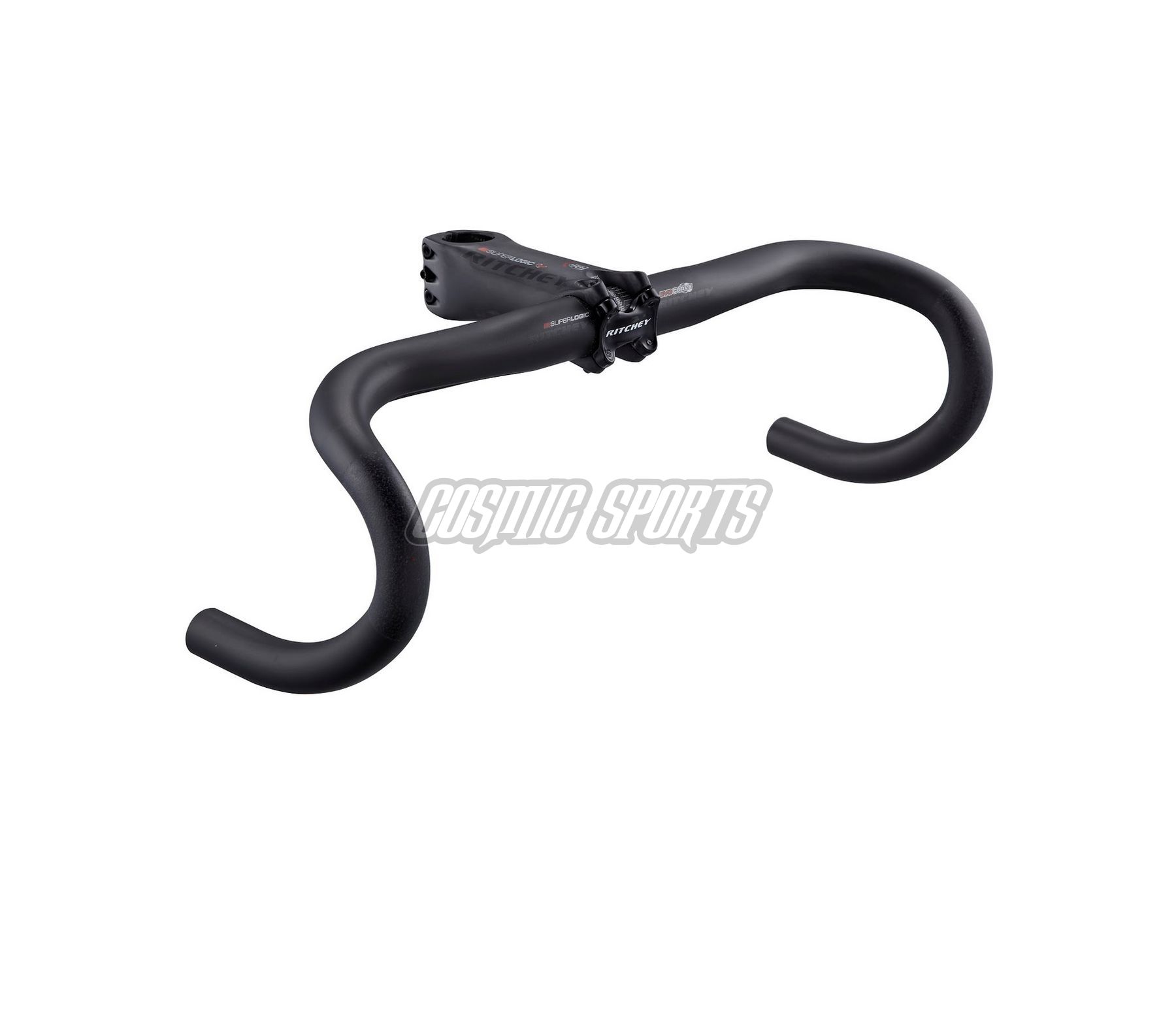 RITCHEY SUPERLOGIC EVO CURVE ROAD HANDLEBAR, 31.8, 130X80MM, 4°/2°, INT. CABLE ROUTING, 440MM RITCHEY SUPERLOGIC EVO CURVE ROAD HANDLEBAR, 31.8, 130X80MM, 4°/2°, INT. CABLE ROUTING, 440MM