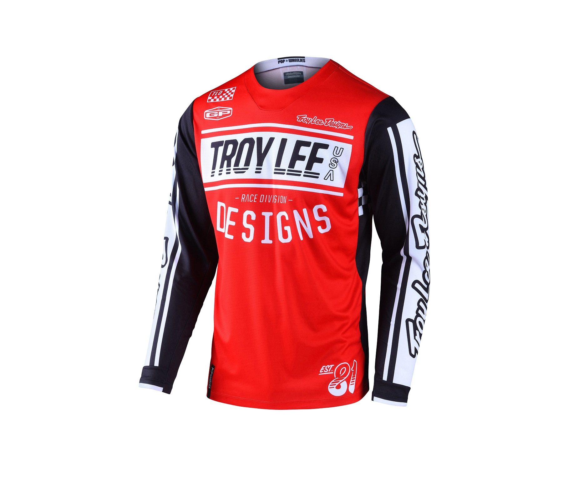 TROY LEE DESIGNS GP JERSEY, RACE 81, RED, S TROY LEE DESIGNS GP JERSEY, RACE 81, RED, S