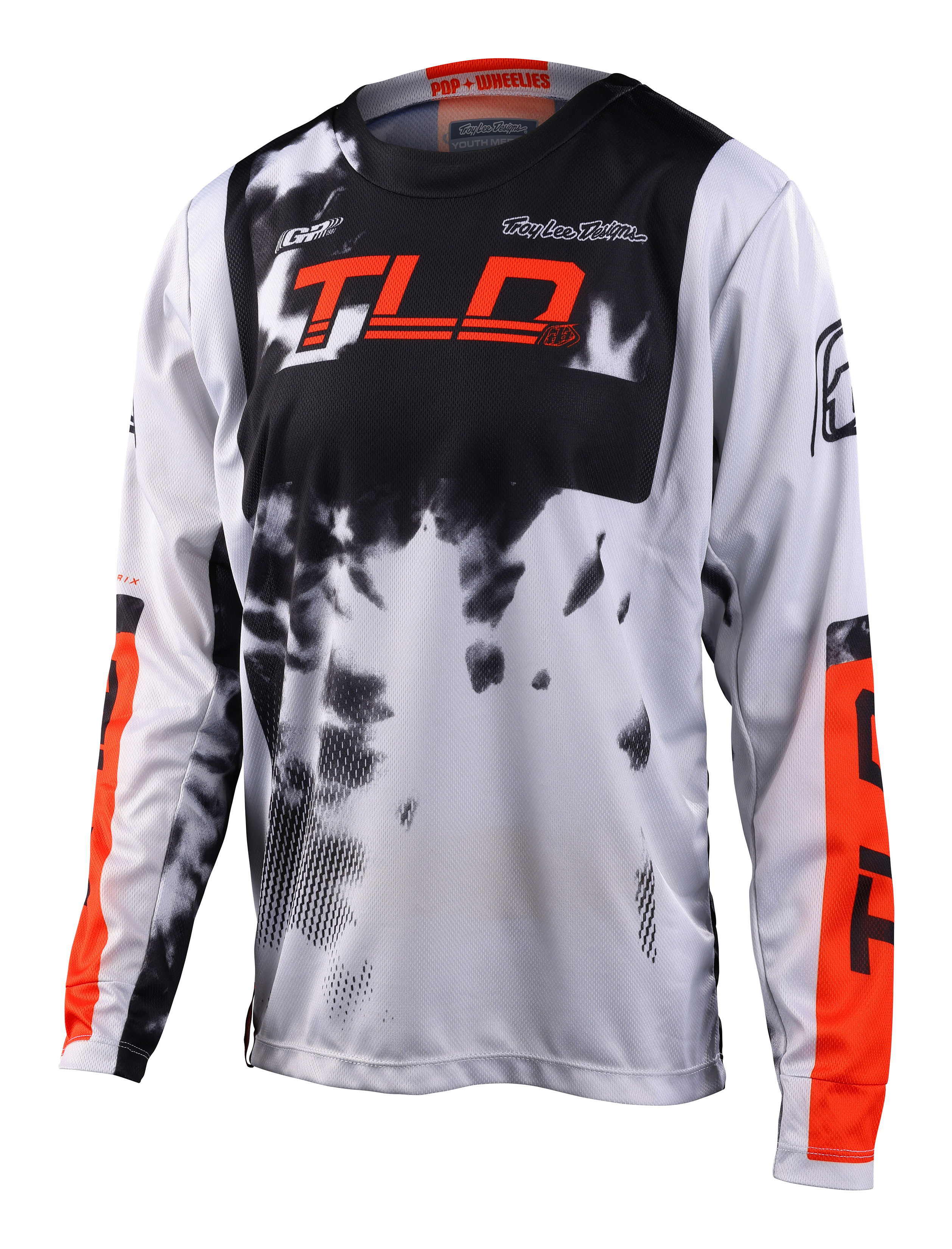 TROY LEE DESIGNS GP JERSEY, ASTRO, LIGHT GRAY/ORANGE, YOUTH, YOUTH L TROY LEE DESIGNS GP JERSEY, ASTRO, LIGHT GRAY/ORANGE, YOUTH, YOUTH L