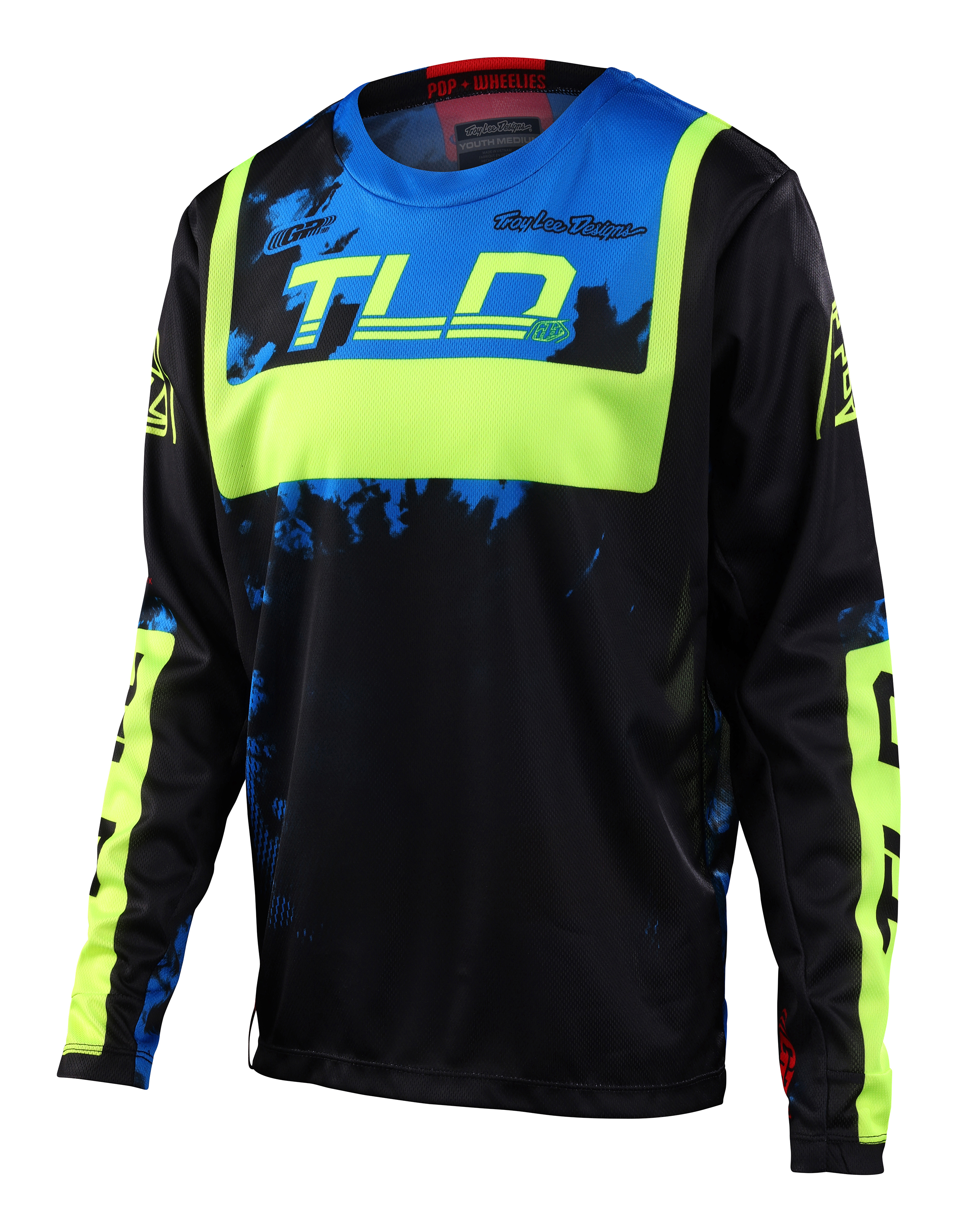 TROY LEE DESIGNS GP JERSEY, ASTRO, BLACK/YELLOW, YOUTH, YOUTH L TROY LEE DESIGNS GP JERSEY, ASTRO, BLACK/YELLOW, YOUTH, YOUTH L