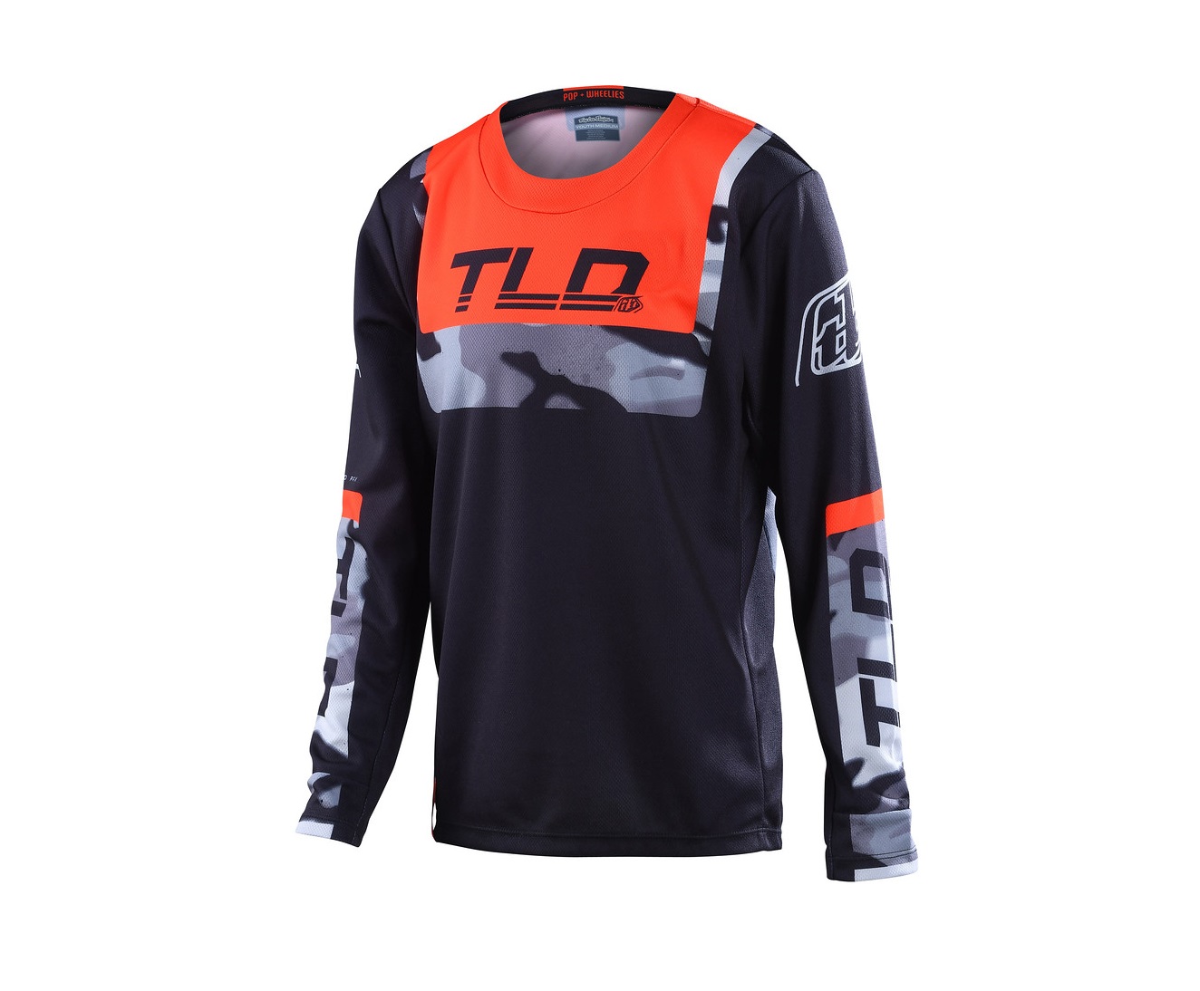 TROY LEE DESIGNS GP JERSEY, BRAZEN CAMO, BLACK/ORANGE, YOUTH, L / YOUTH TROY LEE DESIGNS GP JERSEY, BRAZEN CAMO, BLACK/ORANGE, YOUTH, L / YOUTH