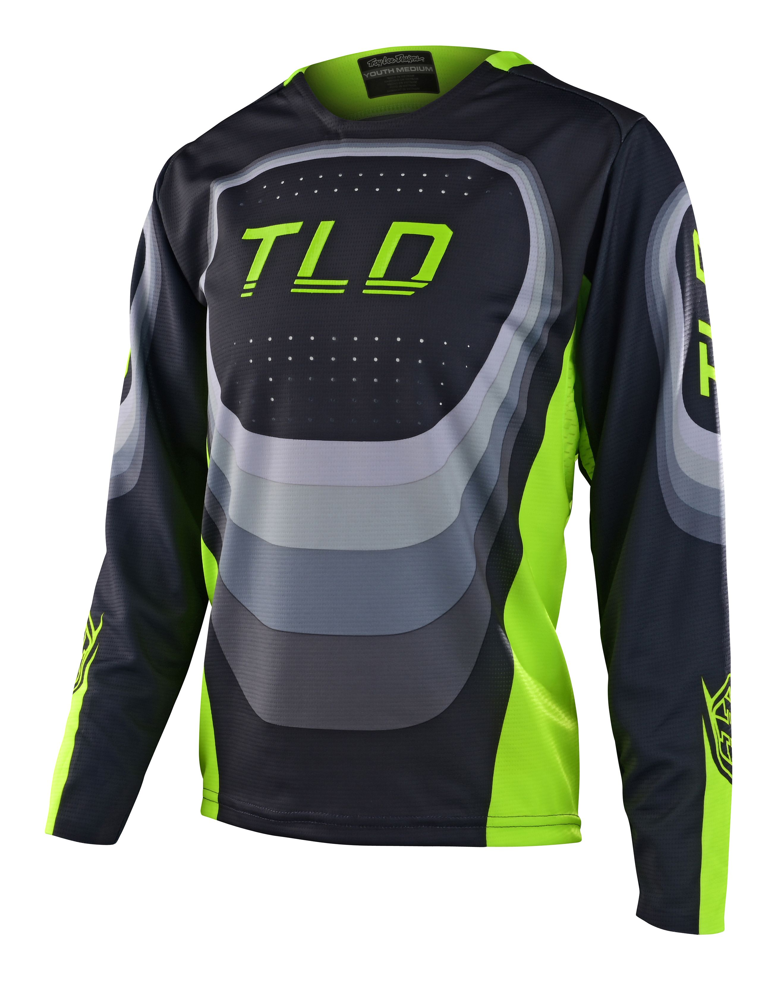TROY LEE DESIGNS SPRINT JERSEY, REVERB, CHARCOAL, YOUTH, S TROY LEE DESIGNS SPRINT JERSEY, REVERB, CHARCOAL, YOUTH, S