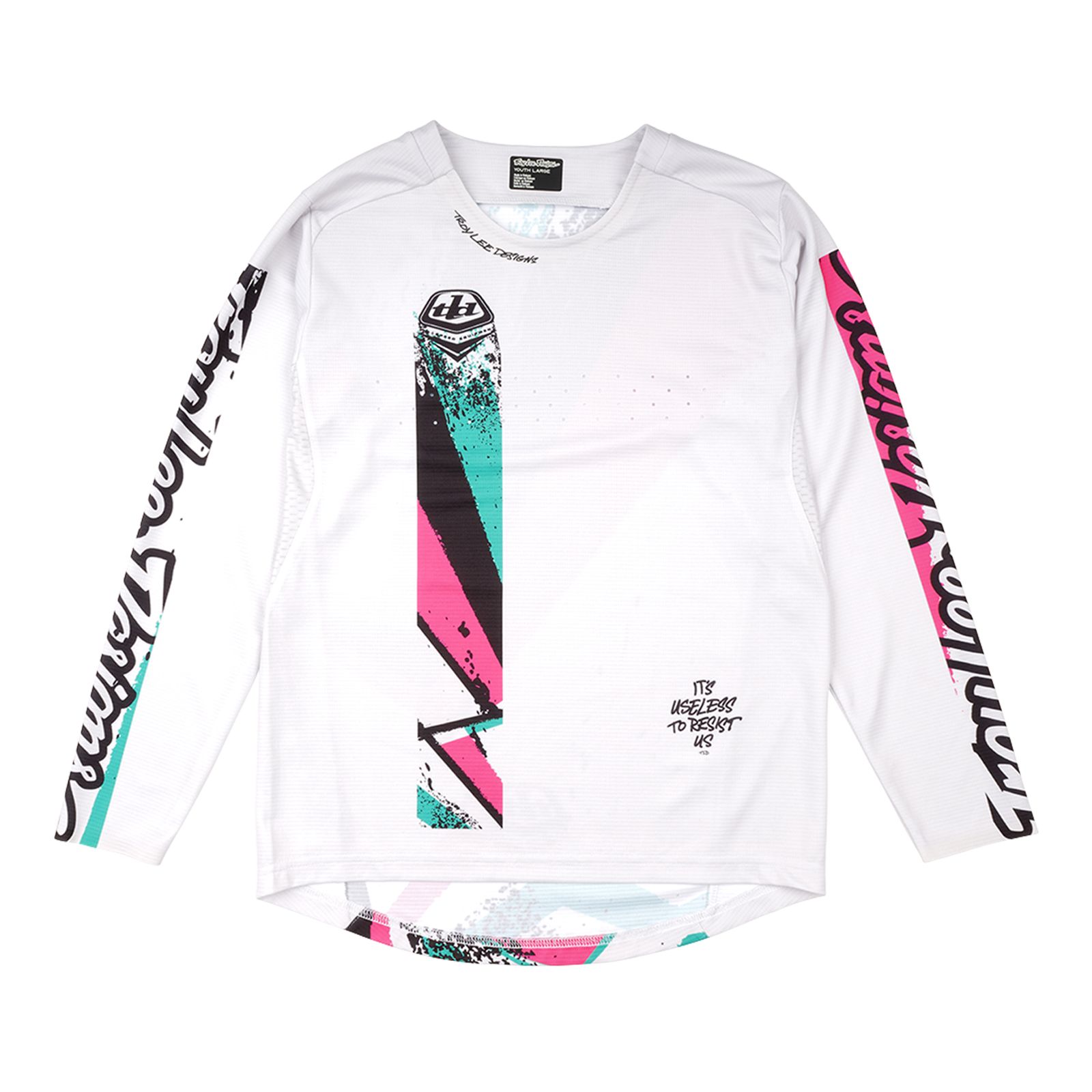 TROY LEE DESIGNS SPRINT JERSEY, FULL PULL, CHALK, YOUTH L, L, YOUTH TROY LEE DESIGNS SPRINT JERSEY, FULL PULL, CHALK, YOUTH L, L, YOUTH