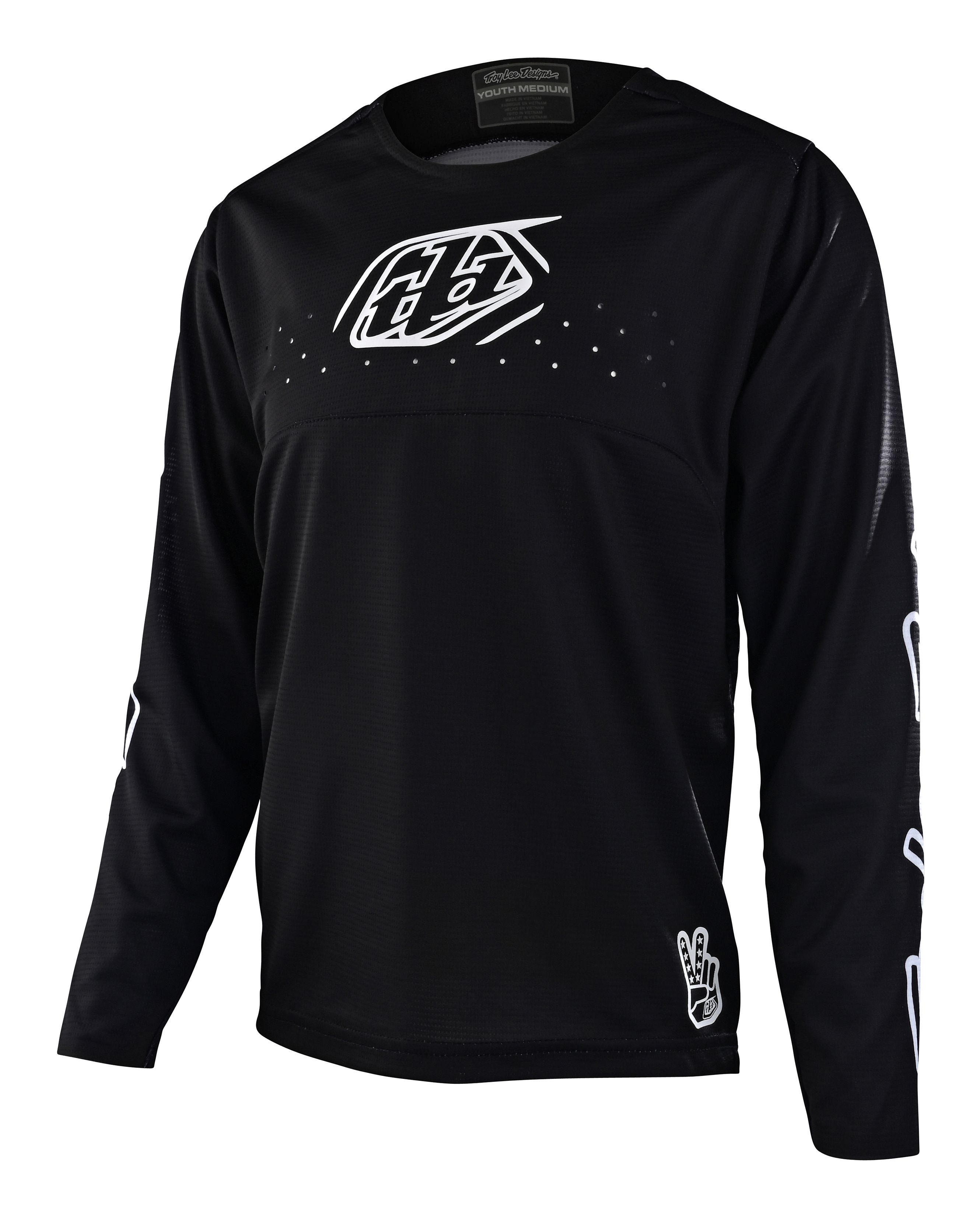TROY LEE DESIGNS SPRINT JERSEY, ICON, BLACK, YOUTH, XS TROY LEE DESIGNS SPRINT JERSEY, ICON, BLACK, YOUTH, XS