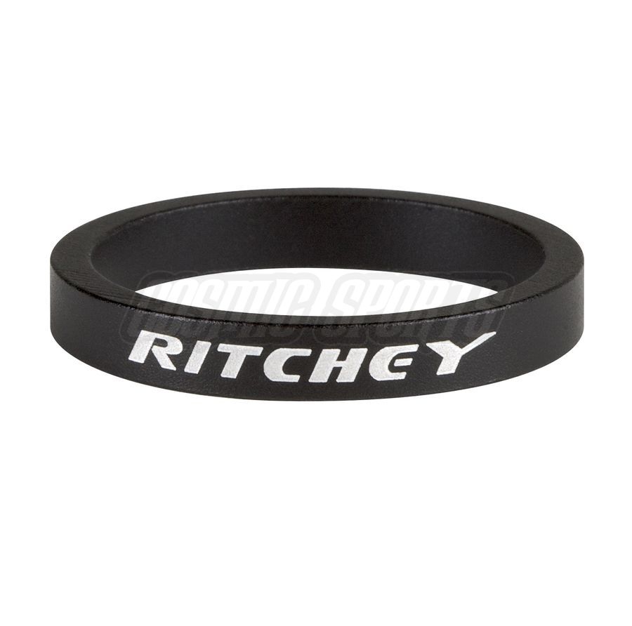 RITCHEY SPACER, 1 1/8"/28.6, 5MM, 10 PCS., BB BLACK RITCHEY SPACER, 1 1/8"/28.6, 5MM, 10 PCS., BB BLACK