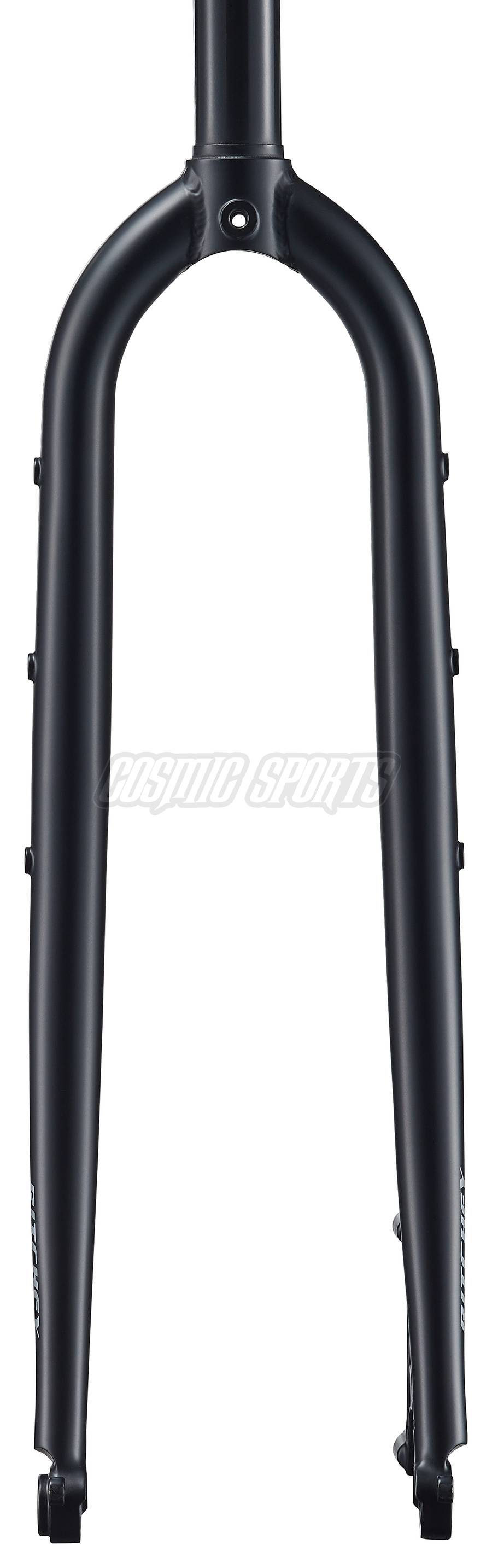 RITCHEY WCS STEEL ADVENTURE FORK, 700C, 435MM, 52MM, 110X15MM, 28.6-30, PM, DISC, MATTE BLACK RITCHEY WCS STEEL ADVENTURE FORK, 700C, 435MM, 52MM, 110X15MM, 28.6-30, PM, DISC, MATTE BLACK