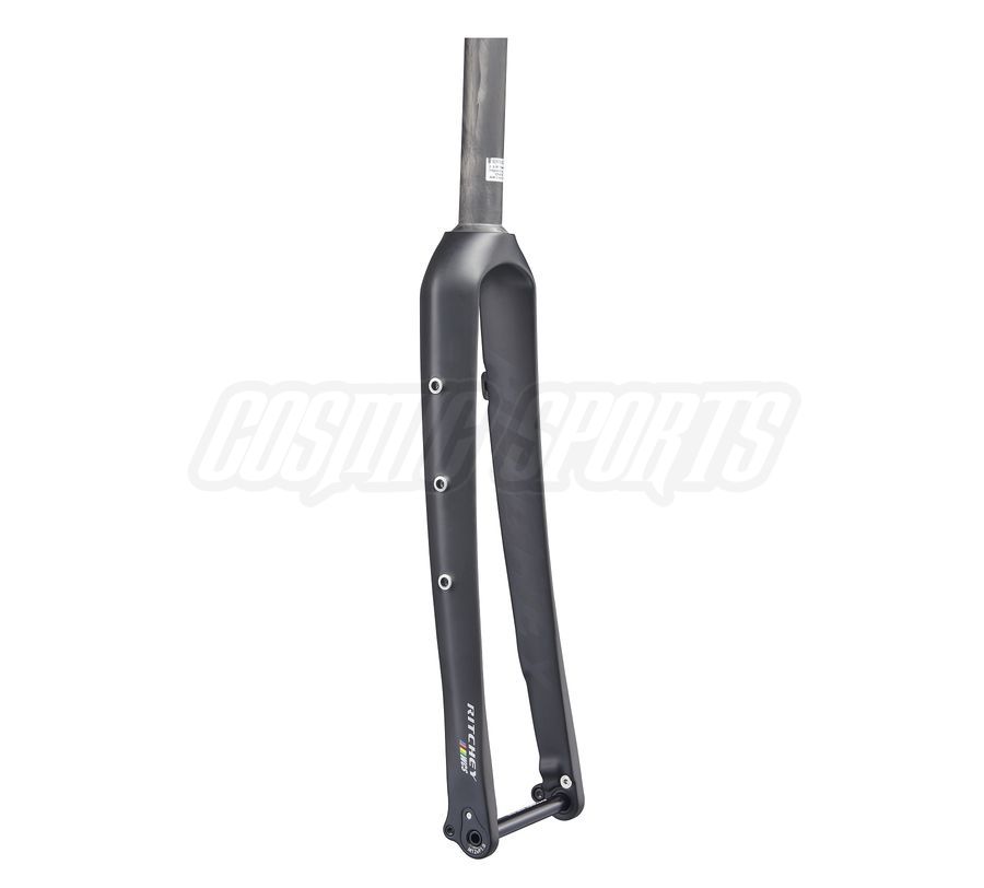 RITCHEY WCS CARBON ADVENTURE FORK, 700C, 393MM, 50MM, 100X12MM, 28.6-40, FM, DISC, MATTE CARBON UD