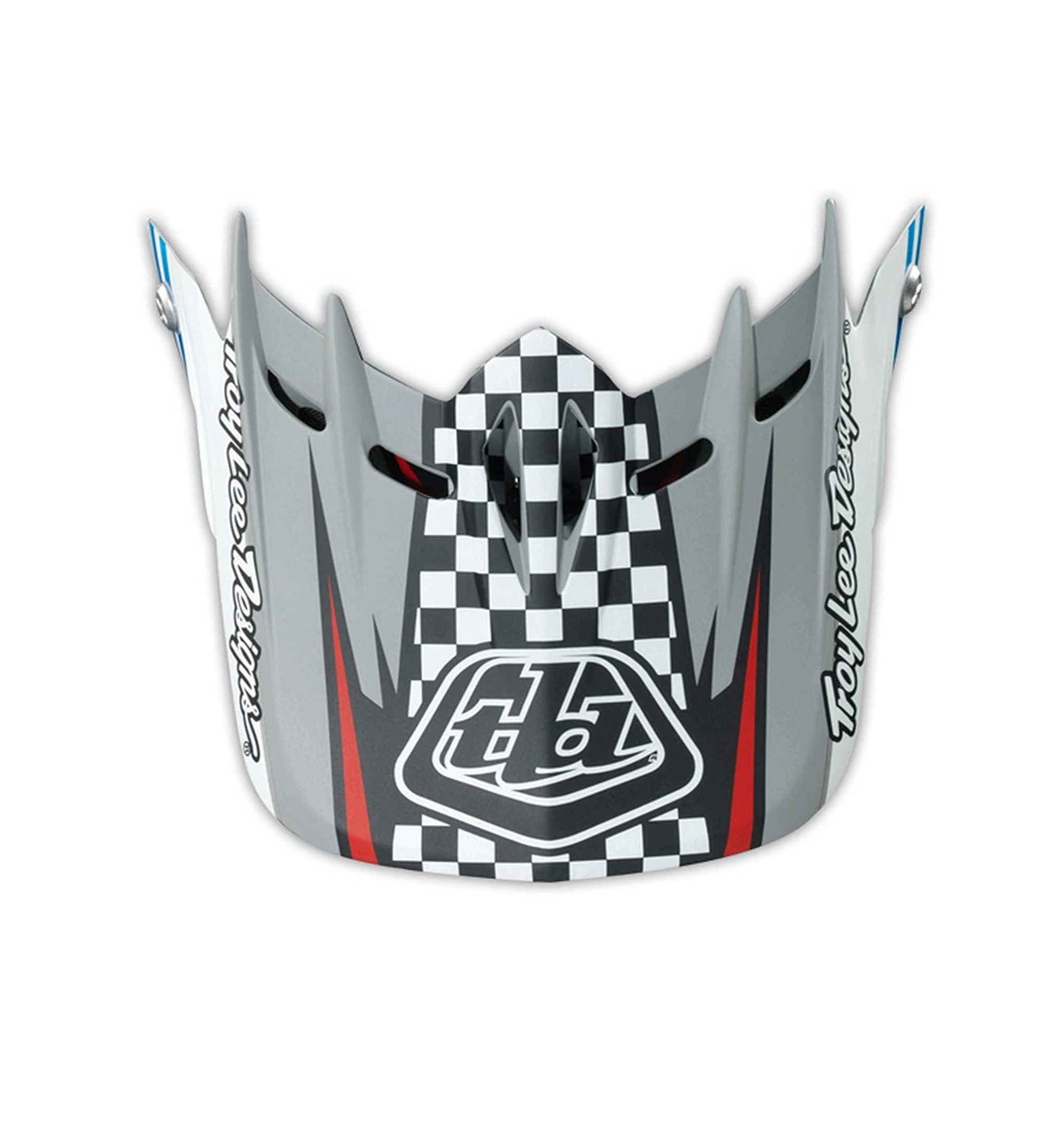 TROY LEE DESIGNS D2 VISOR (CM), P-51, GRAY, ONE SIZE TROY LEE DESIGNS D2 VISOR (CM), P-51, GRAY, ONE SIZE