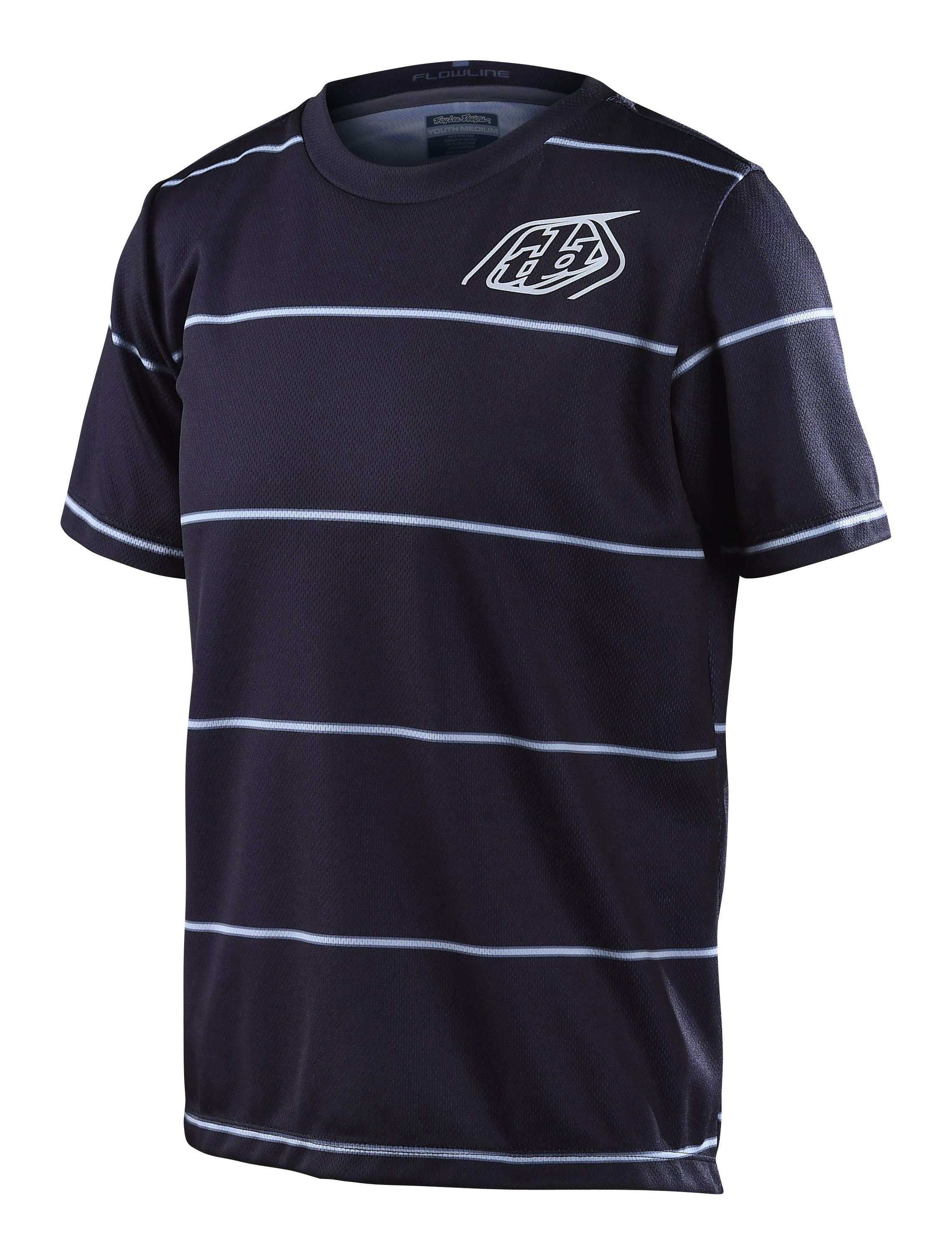 TROY LEE DESIGNS FLOWLINE SS JERSEY, REVERT, BLACK, YOUTH, XL / YOUTH TROY LEE DESIGNS FLOWLINE SS JERSEY, REVERT, BLACK, YOUTH, XL / YOUTH
