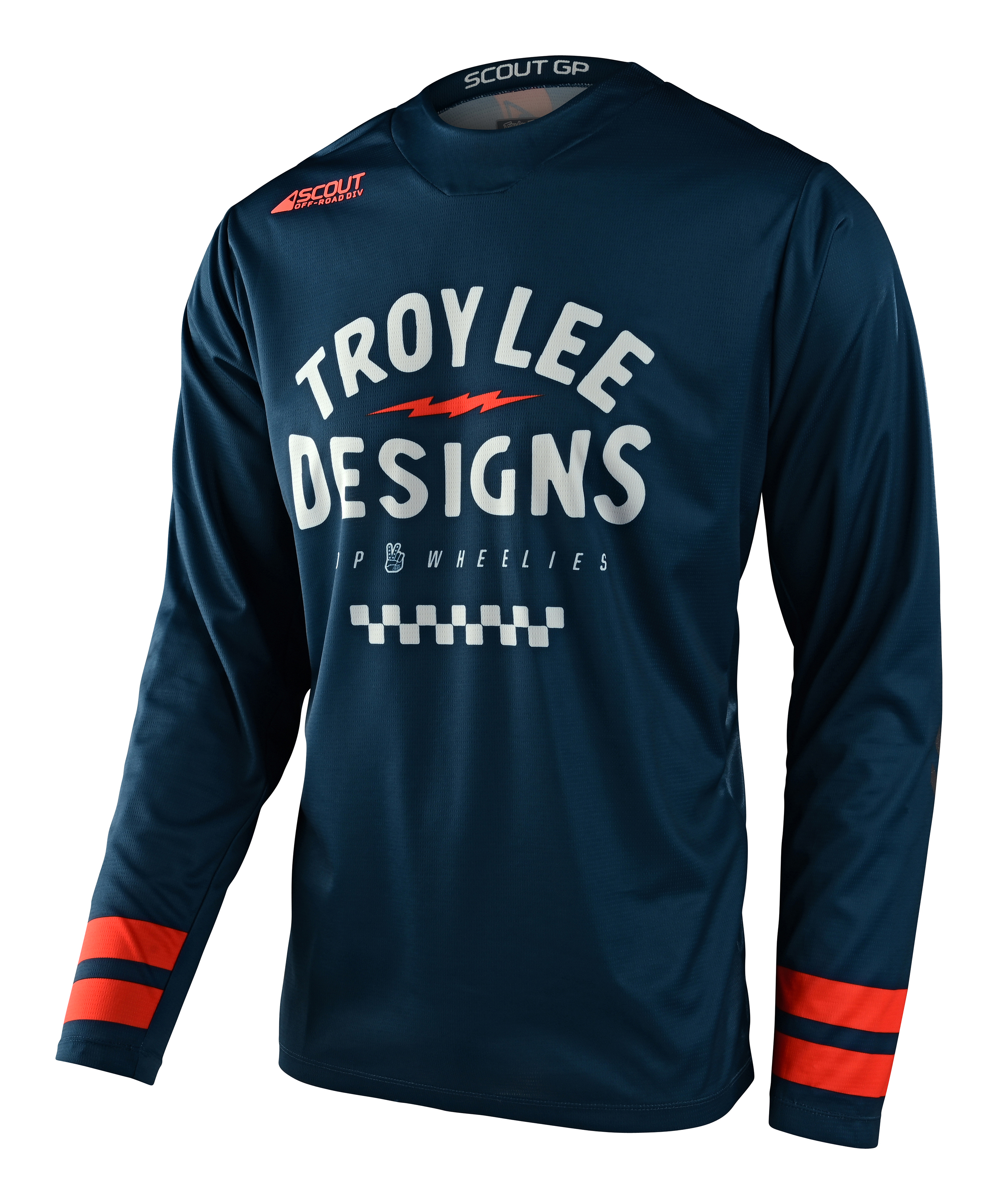 TROY LEE DESIGNS SCOUT GP JERSEY, RIDE ON, SLATE BLUE, S TROY LEE DESIGNS SCOUT GP JERSEY, RIDE ON, SLATE BLUE, S