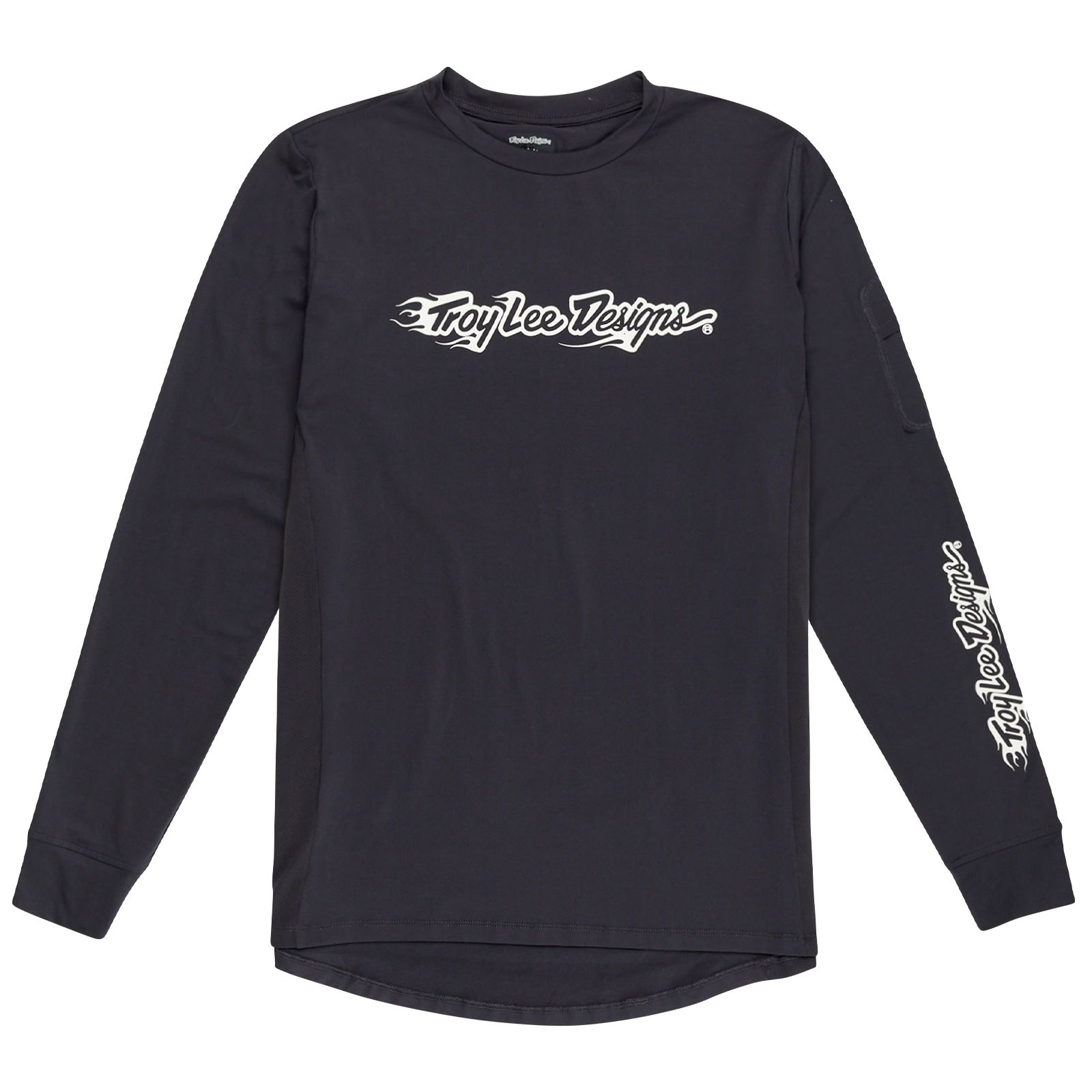TROY LEE DESIGNS RUCKUS LONG SLEEVE RIDE TEE, BURN OUT, CARBON, XXL, XXL TROY LEE DESIGNS RUCKUS LONG SLEEVE RIDE TEE, BURN OUT, CARBON, XXL, XXL